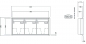 Preview: RENZ Briefkastenanlage Unterputz, RS3000, Kastenformat 260x330x100mm, 3-teilig, Renz Nummer 10-0-25053