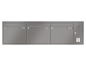 Mobile Preview: RENZ Briefkastenanlage Unterputz, Eckrahmen, Kastenformat 370x330x100mm, mit Klingel - & Lichttaster und Vorbereitung Gegensprechanlage, 3-teilig, Renz Nummer 10-0-25135