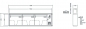 Preview: RENZ Briefkastenanlage Aufputz RS2000 Kastenformat 370x330x100mm, mit Klingel - & Lichttaster und Vorbereitung Gegensprechanlage, 3-teilig, Renz Nummer 10-0-25266