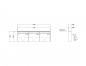 Preview: RENZ Briefkastenanlage Aufputz Quadra Kastenformat 370x330x100mm, 3-teilig, Renz Nummer 10-0-25814