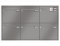 Mobile Preview: RENZ Briefkastenanlage Unterputz, Eckrahmen, Kastenformat 370x330x145mm, mit Klingel - & Lichttaster und Vorbereitung Gegensprechanlage, 5-teilig, Renz Nummer 10-0-35135