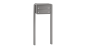 Preview: RENZ Briefkastenanlage freistehend, RS4000, Kastenformat 370x110x270mm, 2-teilig, zum Einbetonieren