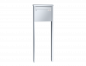Preview: RENZ Briefkastenanlage freistehend, Tetro, Edelstahl, Kastenformat 370x330x145mm, 1-teilig, zum Einbetonieren, Renz Nummer 10-0-10227