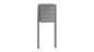 Mobile Preview: RENZ Briefkastenanlage freistehend, RS4000, Kastenformat 370x110x270mm, 4-teilig, zum Einbetonieren
