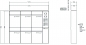 Preview: RENZ Briefkastenanlage Aufputz, Renz Plan, Kastenformat 300x440x160mm, mit Klingel - & Lichttaster und Vorbereitung Gegensprechanlage, 6-teilig, Renz Nummer 60-0-60338