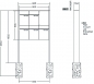 Preview: RENZ Briefkastenanlage freistehend, Renz Plan, Kastenformat 300x440x160mm, 5-teilig, Renz Nummer 60-0-60349