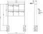 Preview: RENZ Briefkastenanlage freistehend, Renz Plan, Kastenformat 400x440x160mm, 5-teilig, Renz Nummer 60-0-60355