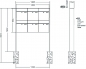 Preview: RENZ Briefkastenanlage freistehend, Renz Plan, Kastenformat 400x440x160mm, 6-teilig, Renz Nummer 60-0-60356