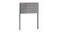 Preview: RENZ Briefkastenanlage freistehend, Quadra, Kastenformat 370x110x270mm, 8-teilig, zum Einbetonieren