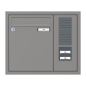 Preview: RENZ Briefkastenanlage Unterputz, Eckrahmen, Kastenformat 260x330x100mm, mit Klingel - & Lichttaster und Vorbereitung Gegensprechanlage, 1-teilig, Renz Nummer 10-0-25069