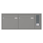 Preview: RENZ Briefkastenanlage Unterputz, Eckrahmen, Kastenformat 370x330x100mm, mit Klingel - & Lichttaster und Vorbereitung Gegensprechanlage, 2-teilig, Renz Nummer 10-0-25105