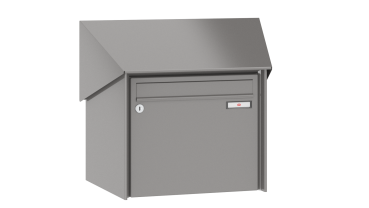 RENZ Briefkastenanlage Aufputz, Verkleidung Prisma, Kastenformat 370x330x270mm, 1-teilig