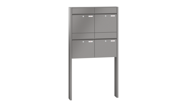 RENZ Briefkastenanlage freistehend, Renz Plan, Kastenformat 400x440x160mm, 4-teilig, Renz Nummer 60-0-60354