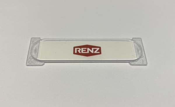 Renz Kunststoff RSA1 Namensschild, Transportnamensschild Renz Nummer: 97-9-82250