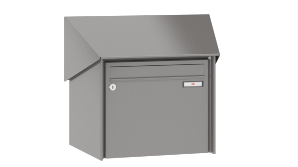 RENZ Briefkastenanlage Aufputz, Verkleidung Prisma, Kastenformat 370x330x270mm, 1-teilig