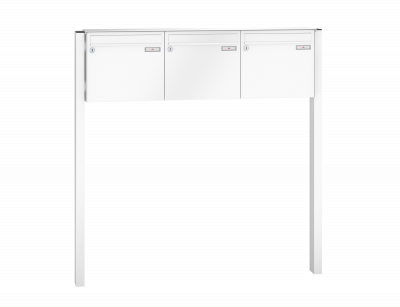 RENZ Briefkastenanlage freistehend, Basic B, Kastenformat 370x330x145mm, 3-teilig, zum Einbetonieren, Renz Nummer 10-0-10002