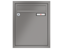 RENZ Briefkastenanlage Unterputz, Eckrahmen, Kastenformat 260x330x100mm, 1-teilig, Renz Nummer 10-0-25001