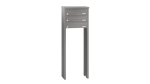 RENZ Briefkastenanlage freistehend, Tetro, Kastenformat 370x110x270mm, 3-teilig, zum Einbetonieren