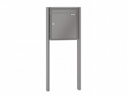 RENZ Briefkastenanlage freistehend, Quadra, Kastenformat 370x440x145mm, 1-teilig, zum Einbetonieren, Renz Nummer 10-0-10315